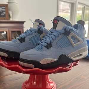 Jordan Kids Light Blue and Gray Sneakers